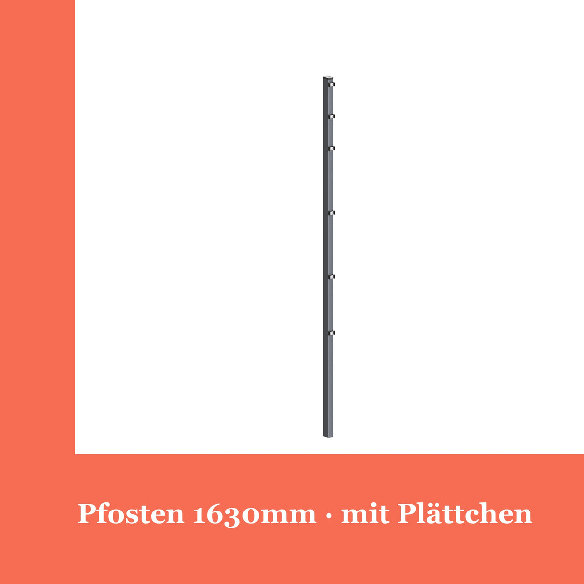 Zaunpfosten 60x40mm