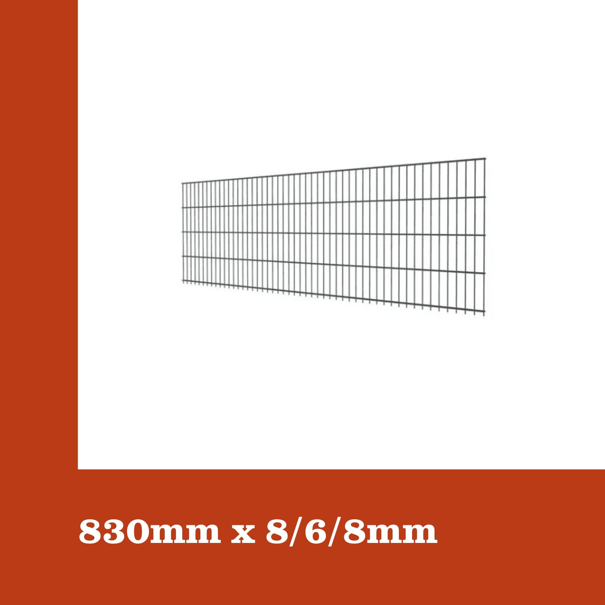 Doppelstabmatte Anthrazit RAL 7016