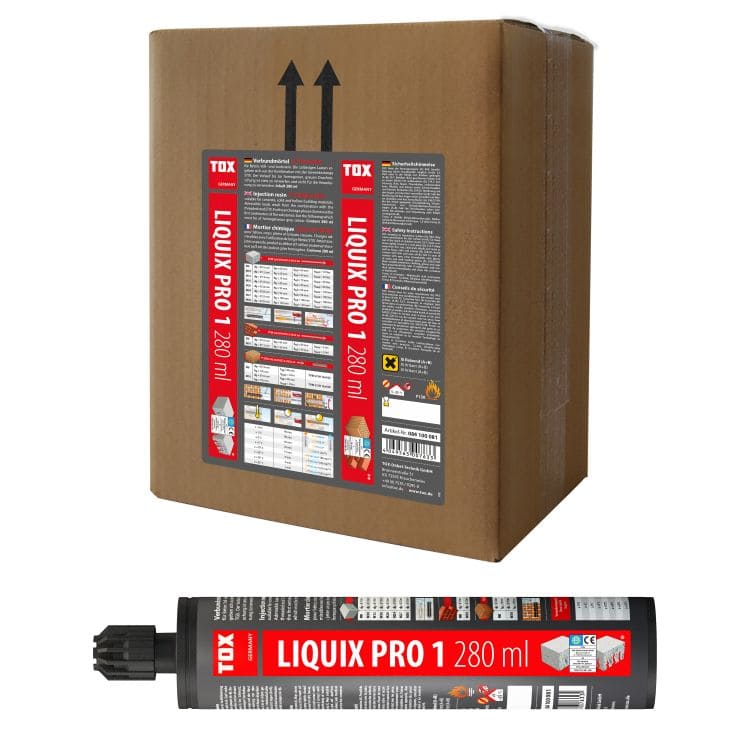TOX Verbundmörtel Liquix Pro 1 styrolfrei 280ml inkl. 2 Statikmischer