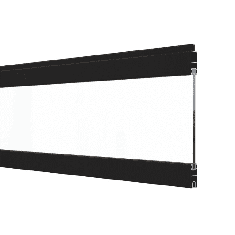 Osmo Multi-Fence Co-Extrusion Creativprofil Glas Cremeweiß Anthrazit