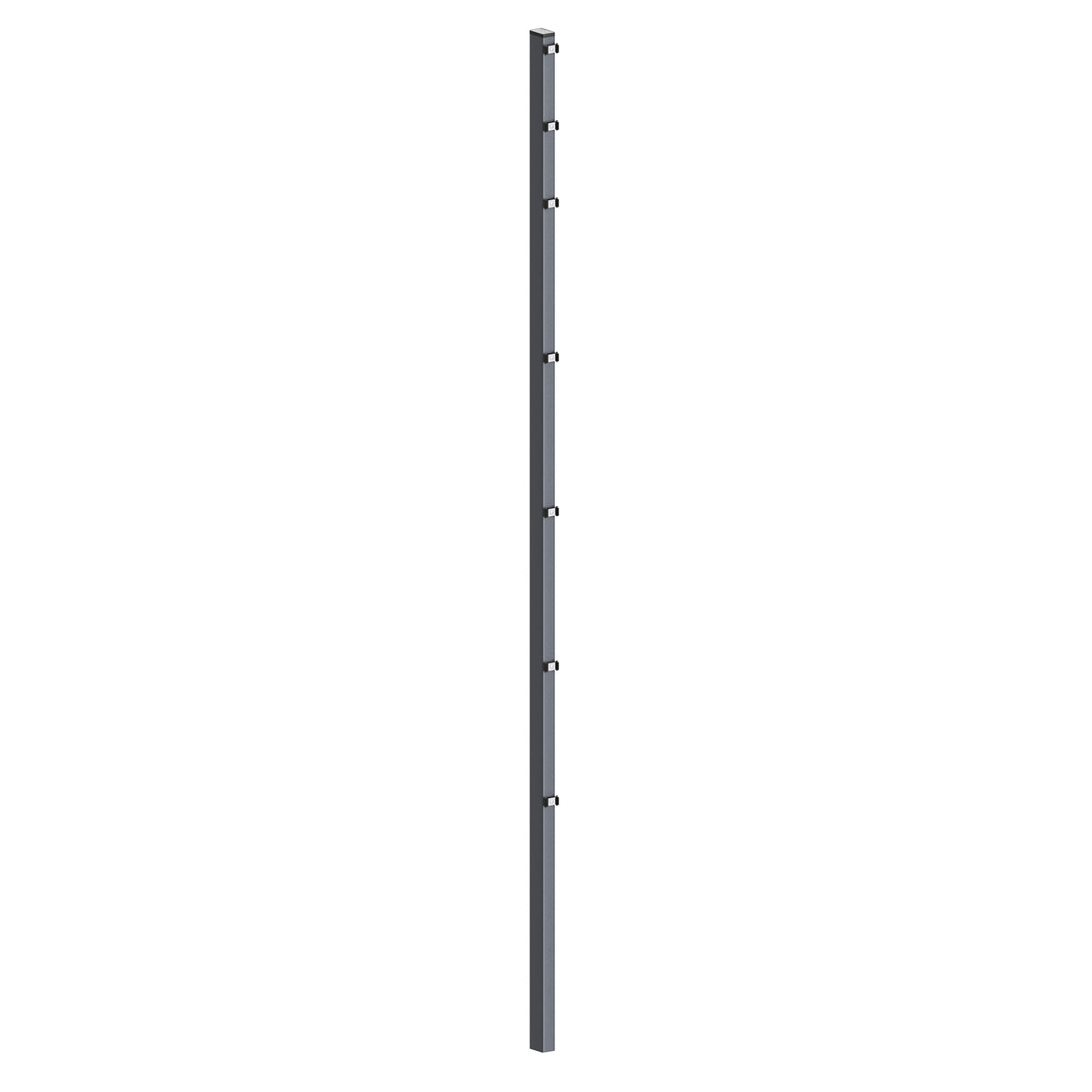 Zaunpfosten - Typ PEP - mit Plättchen - Anthrazit RAL 7016