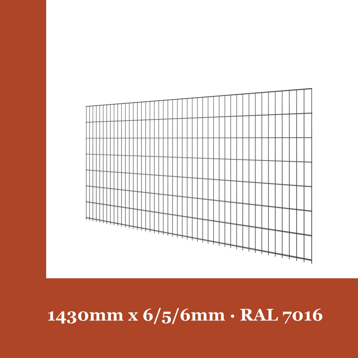 Doppelstabmatte Anthrazit RAL 7016