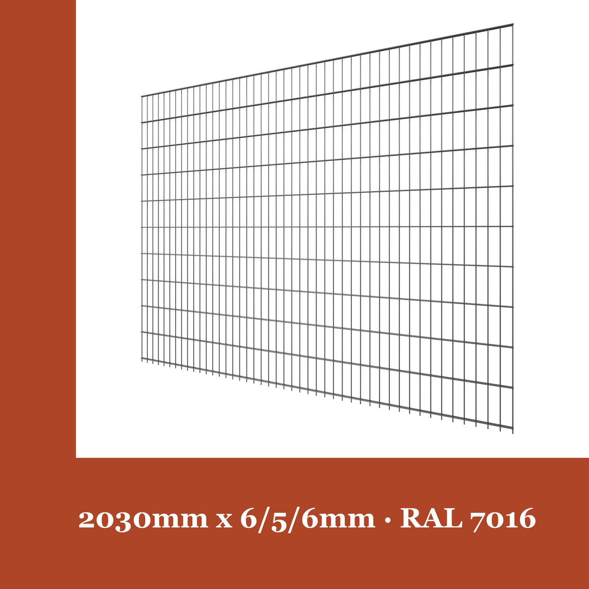 Doppelstabmatte Anthrazit RAL 7016