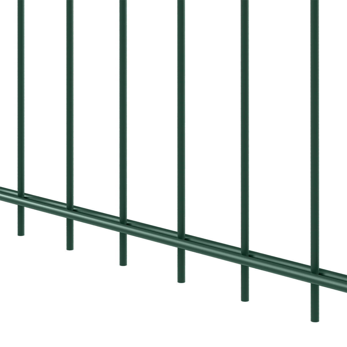 Doppelstabmatte - 6/5/6 - Moosgrün RAL 6005