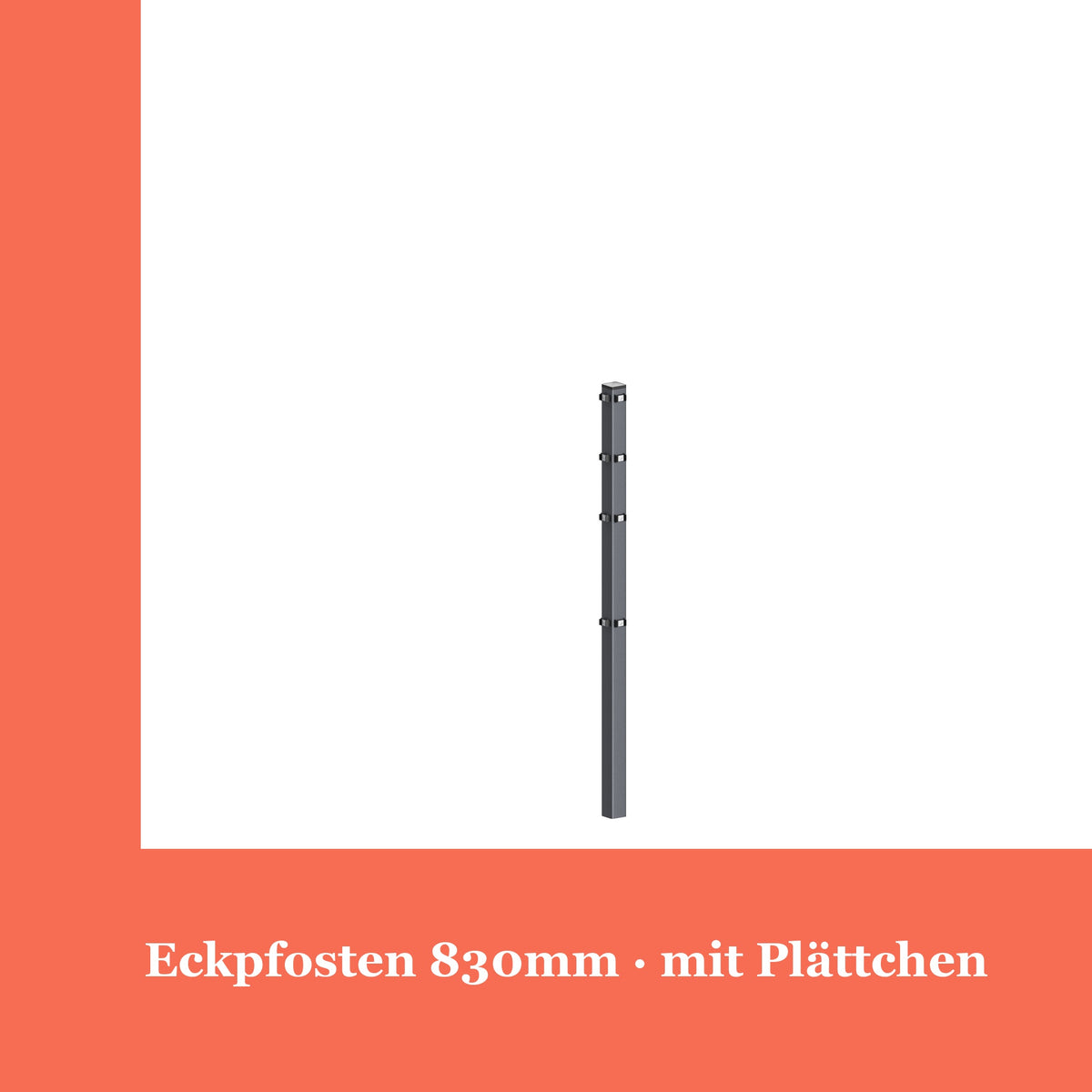 Eckpfosten 60x60mm