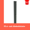 Zaunpfosten - Typ PL4 - mit Abdeckleiste