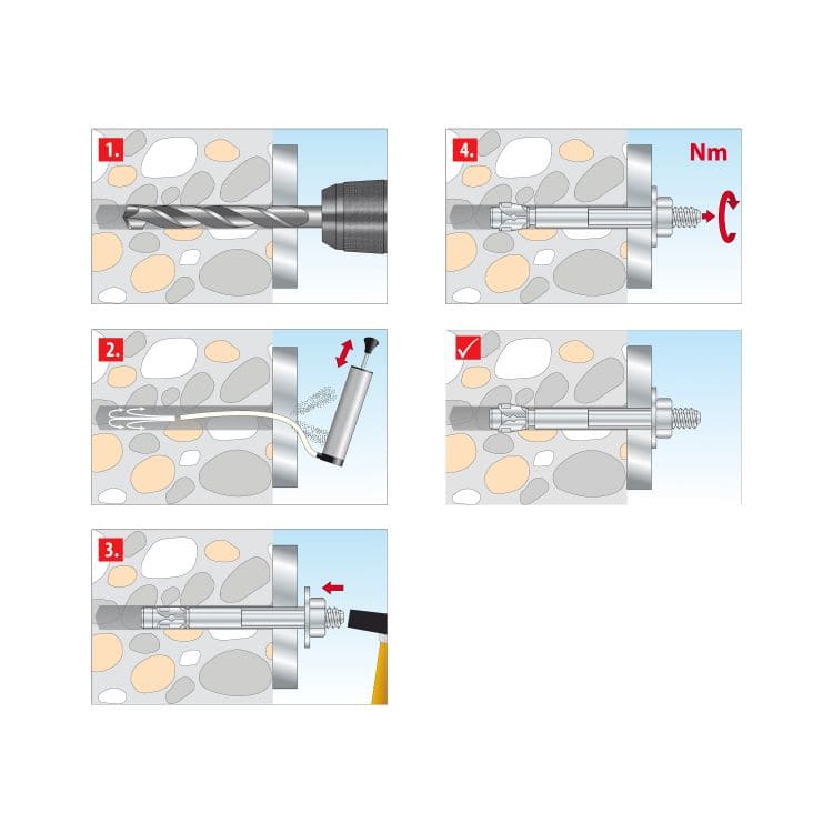 TOX Einschlag Bolzenanker S-Fix Pro 1