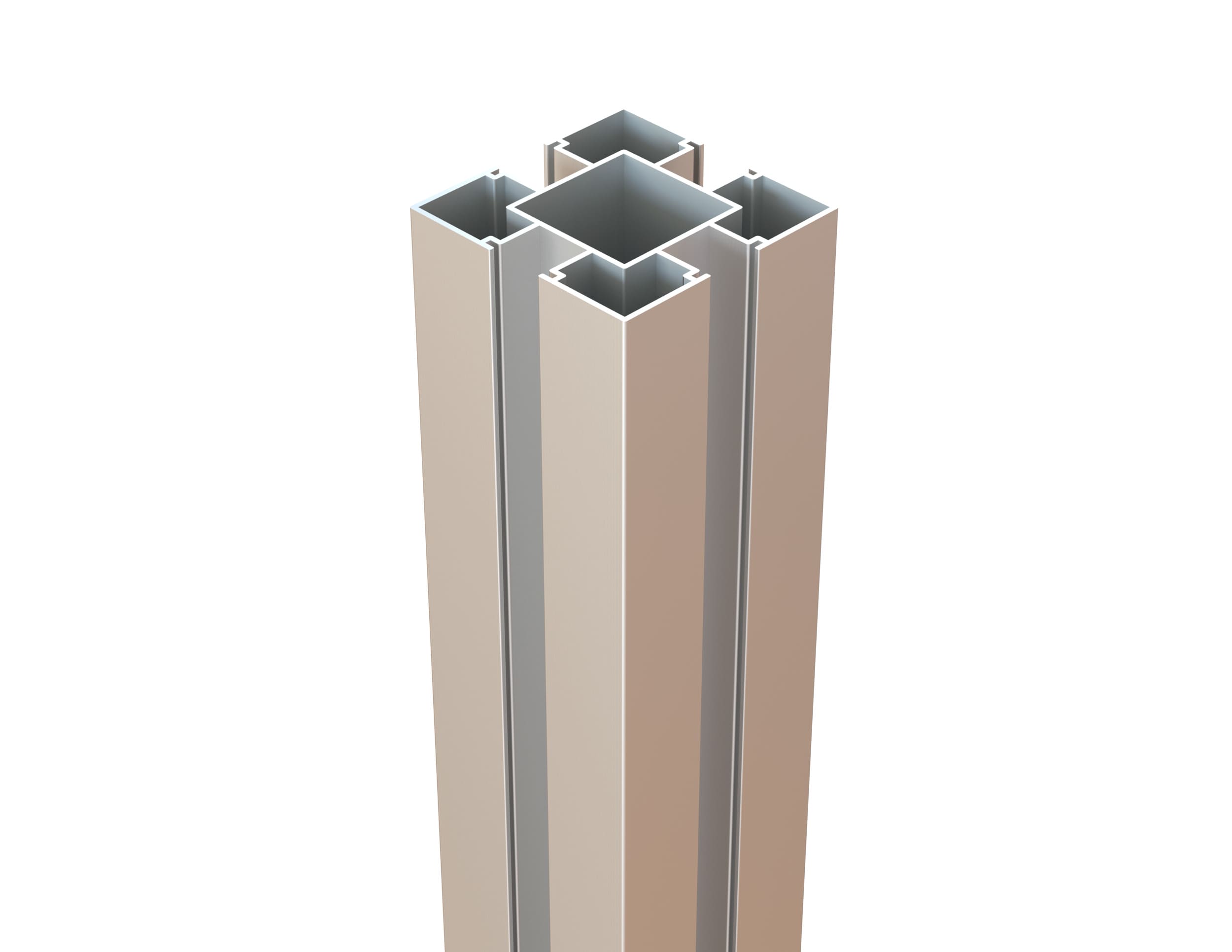 Osmo Aluminiumpfosten Typ B Aluminium / 9 X 100 Cm