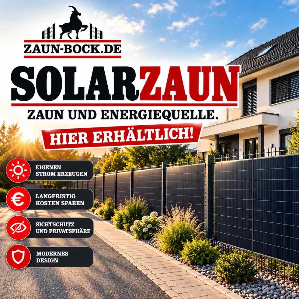 Solarzaun Grundelement – 460 Wp